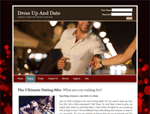 Tablet Screenshot of dressupanddate.com